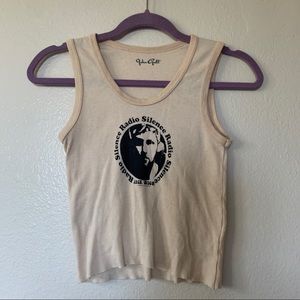 brandy melville silence radio tank